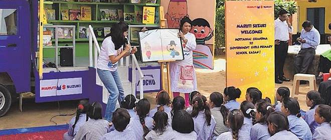 School kids learn about Clean India from Japan's Mottainai Grandma